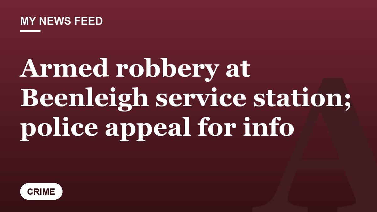 Armed robbery at Beenleigh service station; police appeal for info