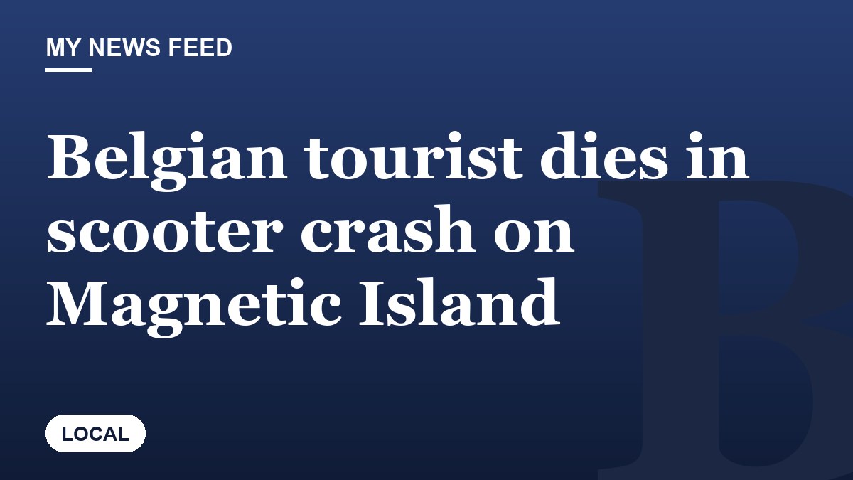 Belgian tourist dies in scooter crash on Magnetic Island