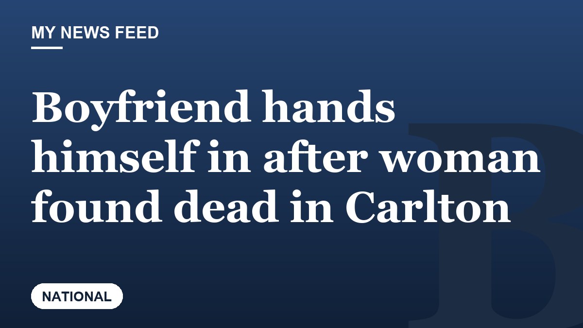 Boyfriend hands himself in after woman found dead in Carlton