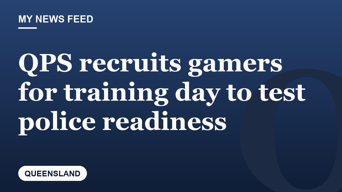 QPS recruits gamers for training day to test police readiness