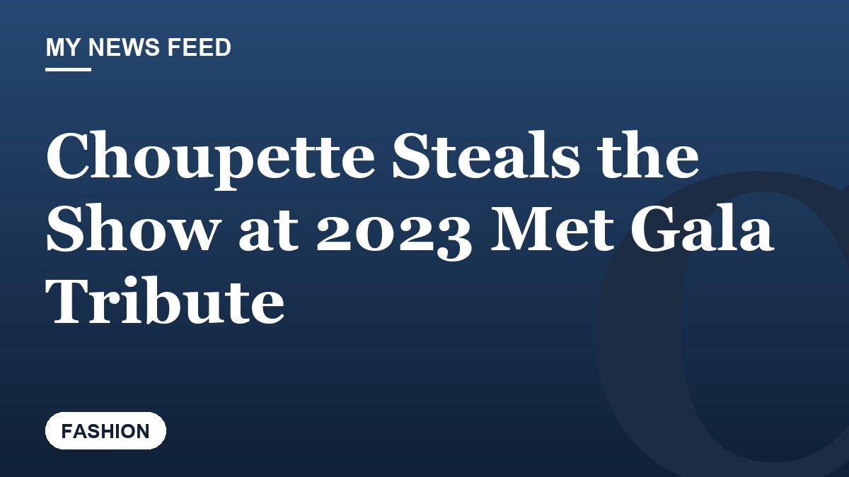 Choupette Steals the Show at 2023 Met Gala Tribute