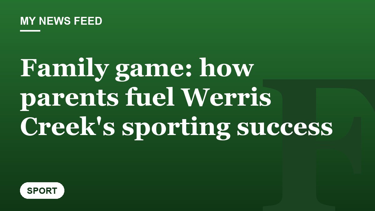 Family game: how parents fuel Werris Creek's sporting success