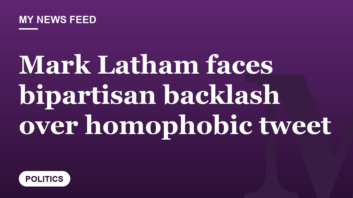 Mark Latham faces bipartisan backlash over homophobic tweet