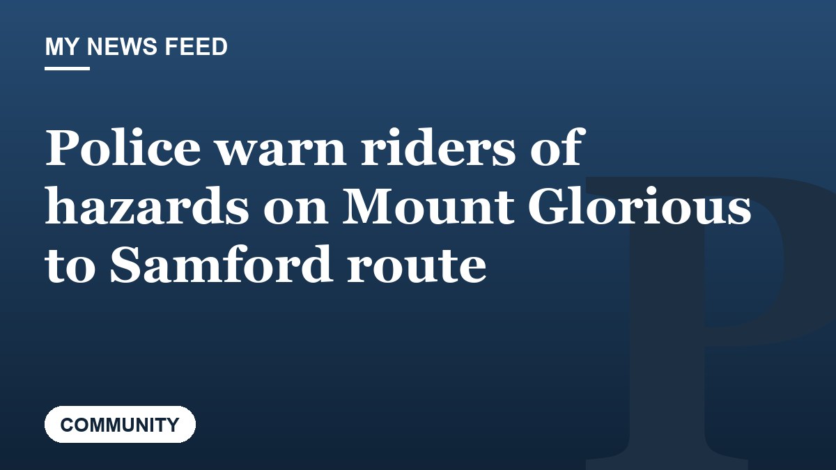 Police warn riders of hazards on Mount Glorious to Samford route