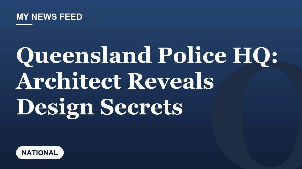 Queensland Police HQ: Architect Reveals Design Secrets