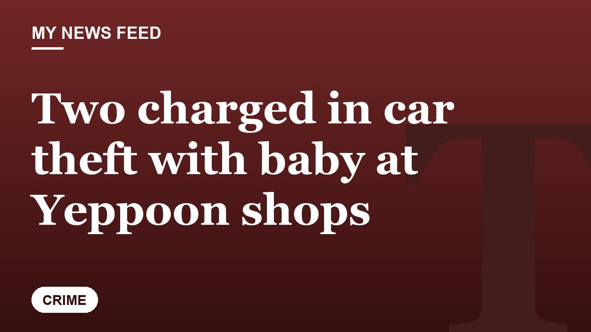 Two charged in car theft with baby at Yeppoon shops