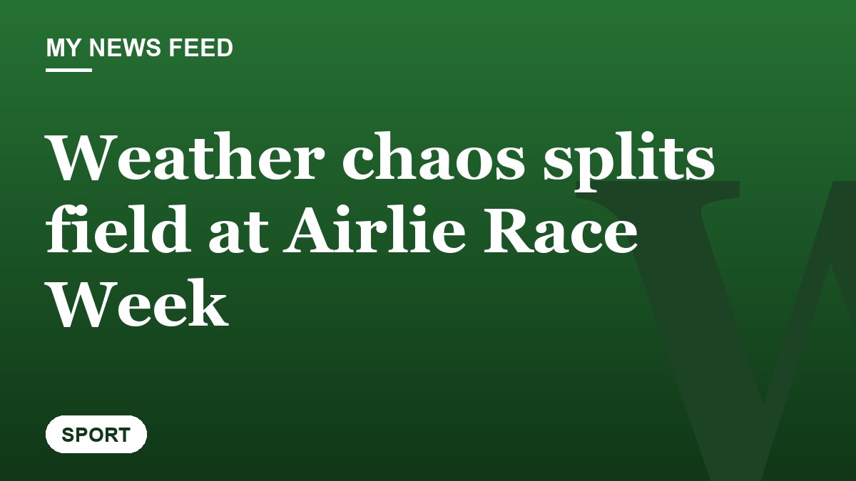 Weather chaos splits field at Airlie Race Week
