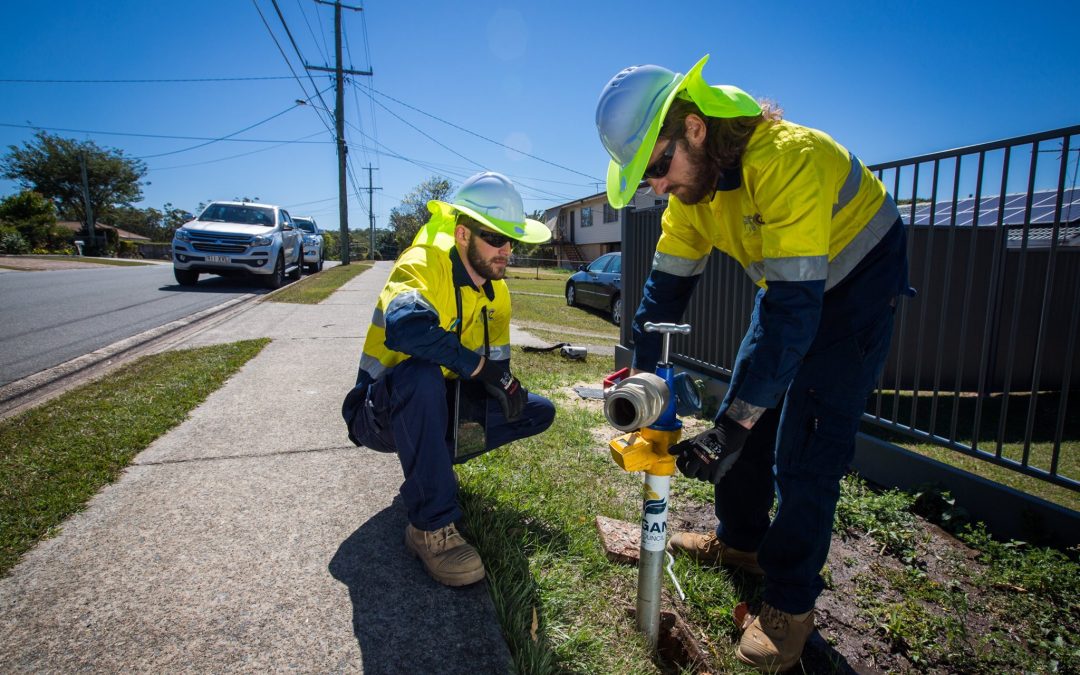 Replacing ageing fire hydrants during September across Logan