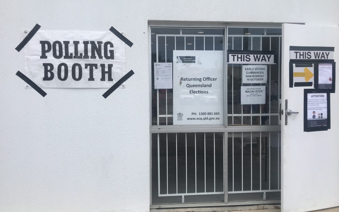 Voters in Logan City, Scenic Rim voting early