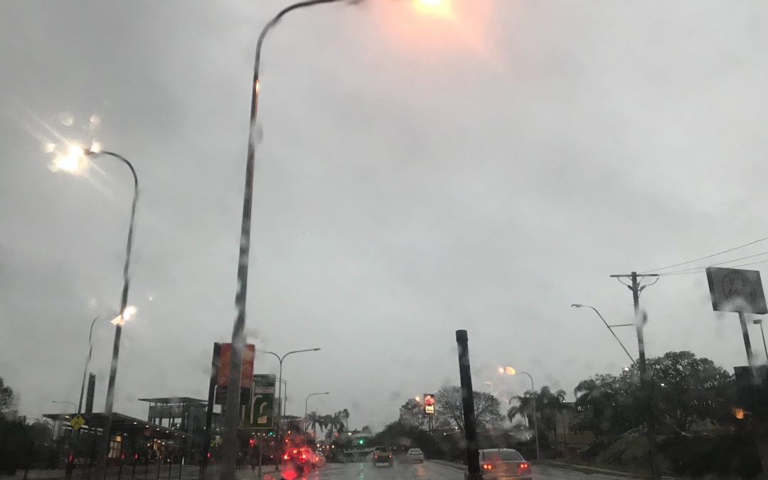 Rain ahead of blustery cold wind