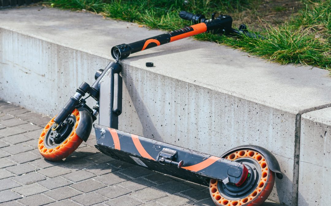 E-scooter, car accident in Logan City