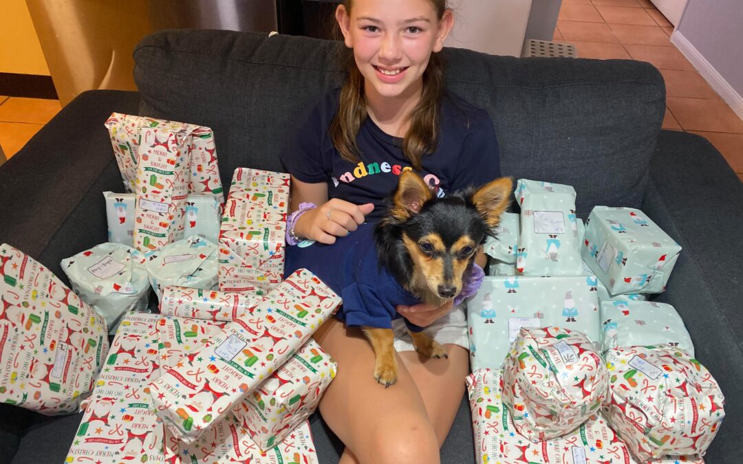 Logan City School girl donates presents for charity