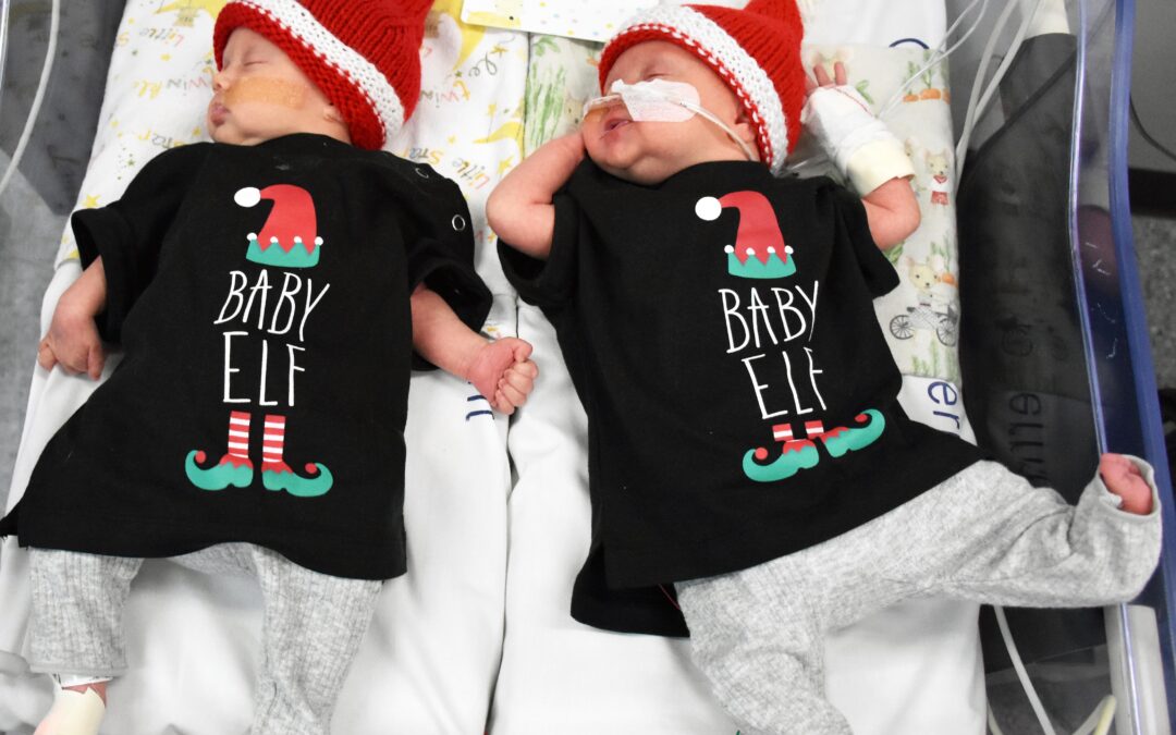 Logan City welcomes Christmas twins