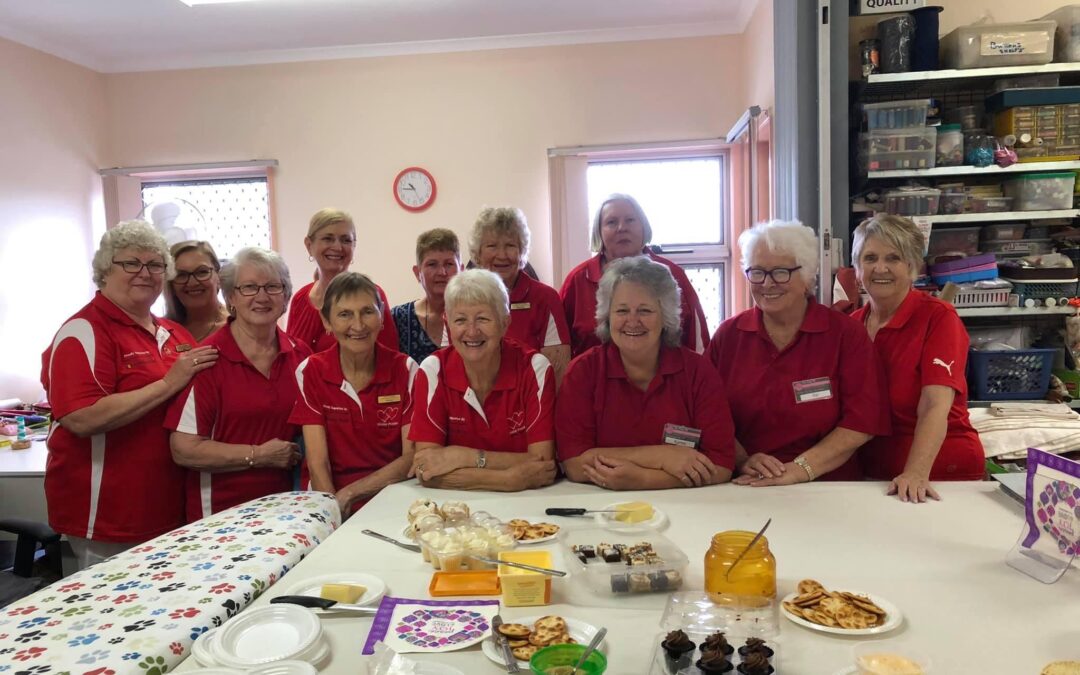 Logan City volunteers sewing for a cause