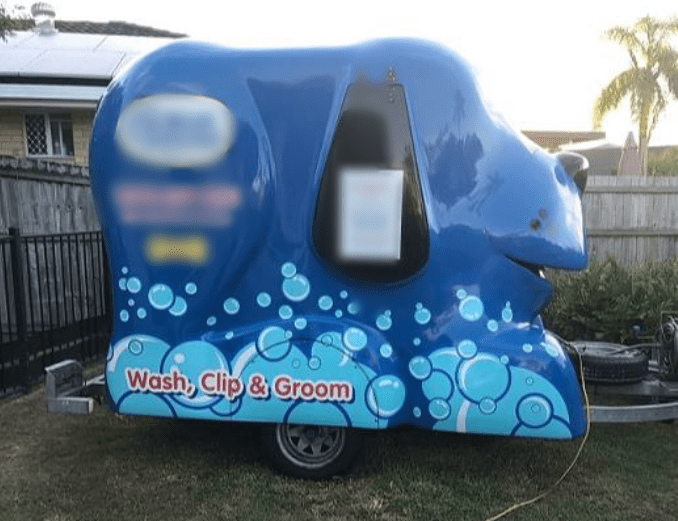 Public urged to watch out for a stolen dog wash trailer