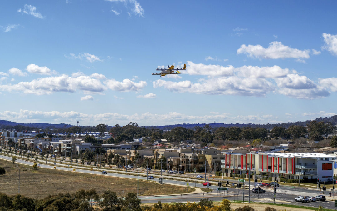 Local drone business Wing, says Logan has been dubbed the ‘drone delivery capital of the world’