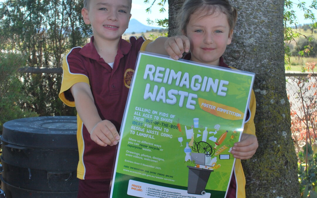 Roadvale State School students have found a solution for food waste with their special ‘Bin Chicken’