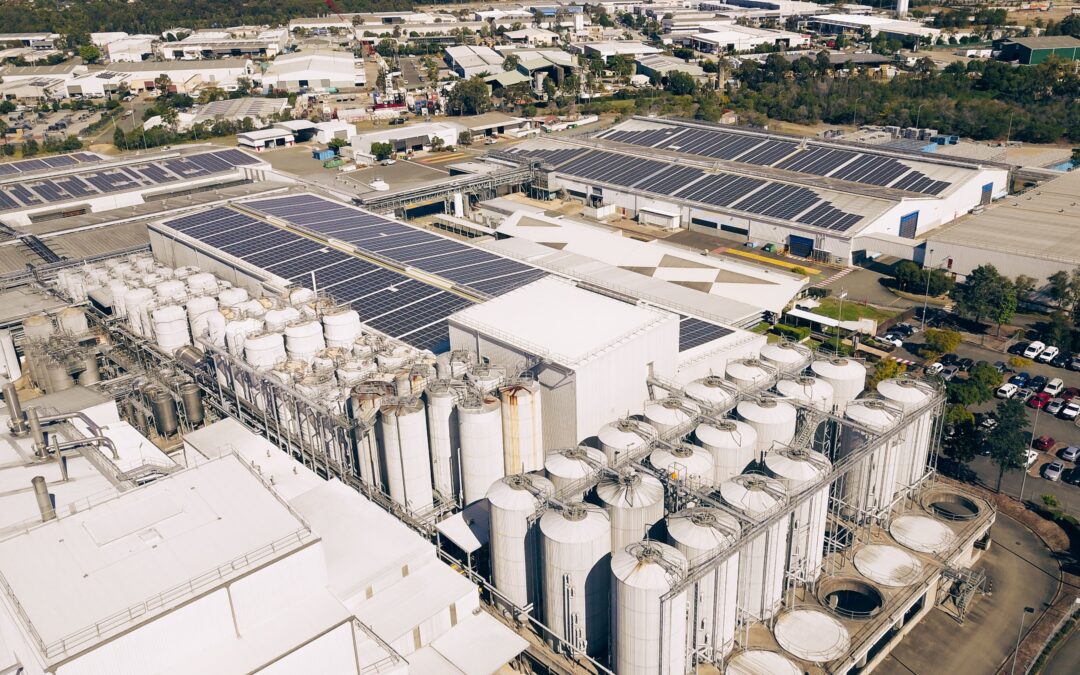 Australia’s biggest brewery at Yatala south of Logan City is now using solar power