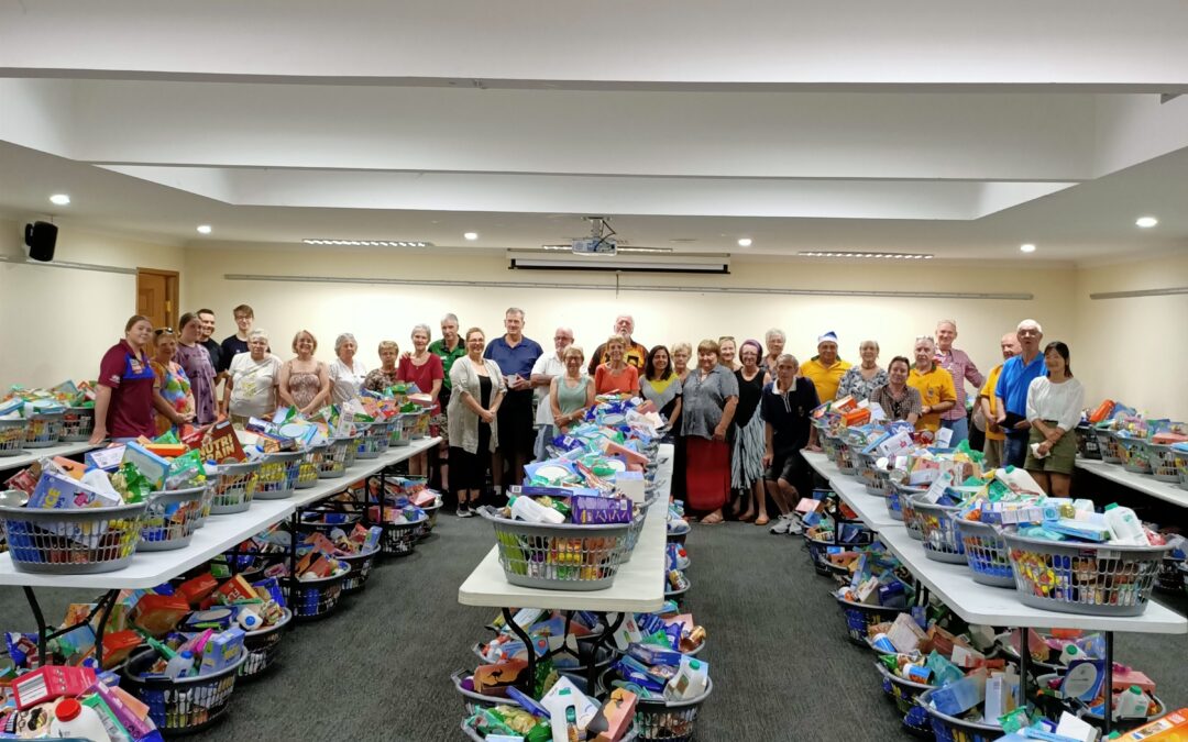 Over 300 Christmas Hampers distributed by LECNA to locals in need