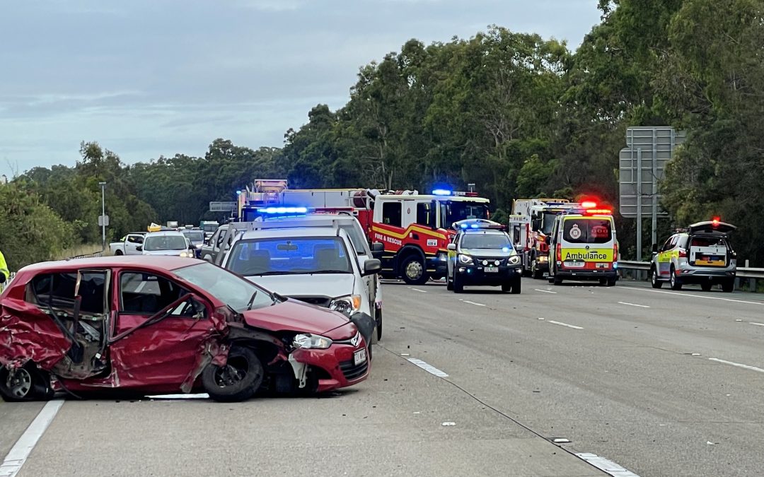 Major traffic delays after multi-crash on the M1