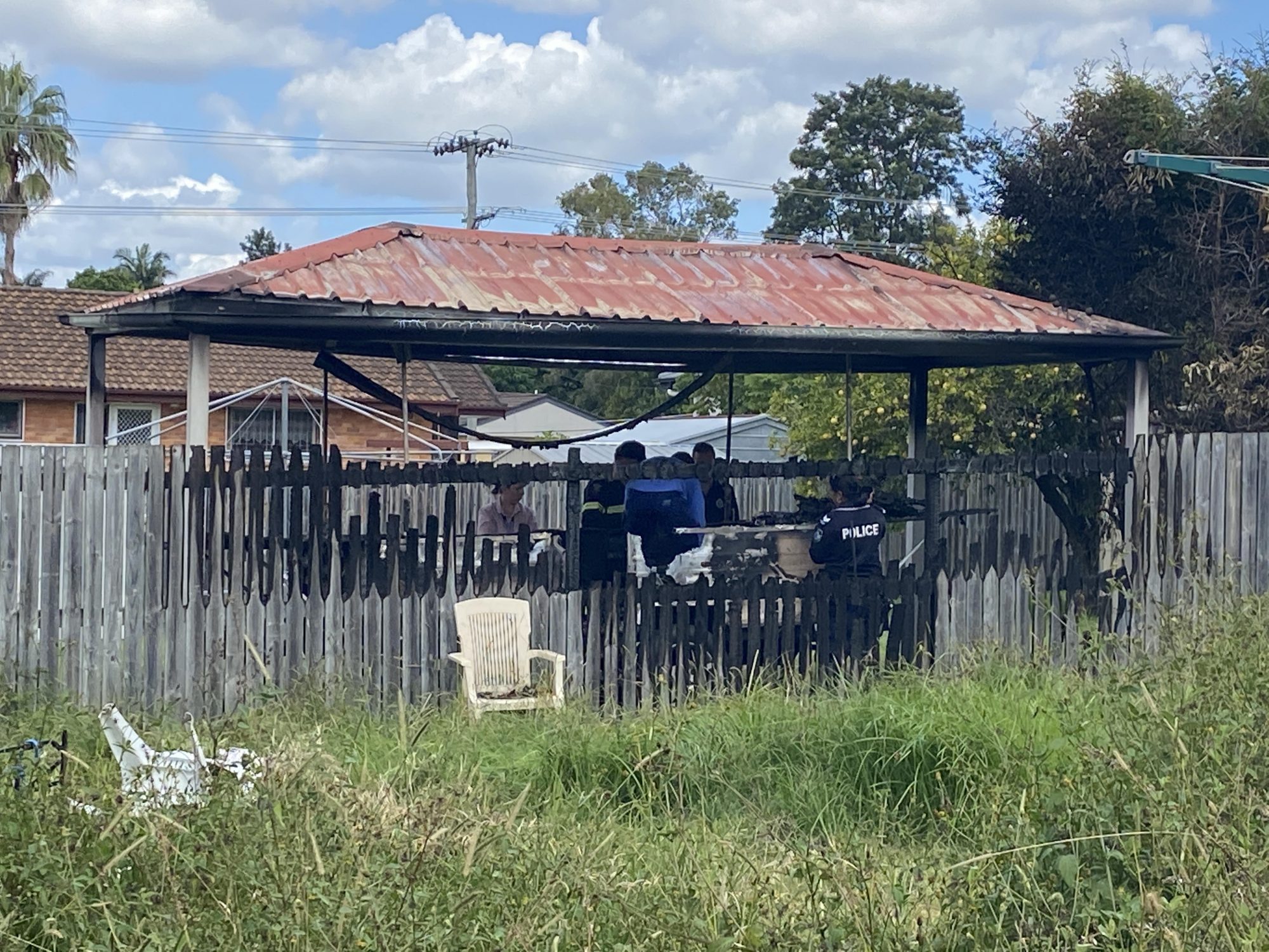 backyard of house where