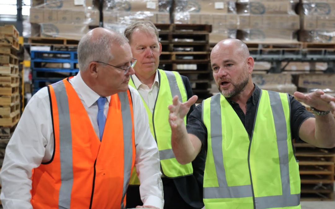Prime Minister visits Logan on campaign trail