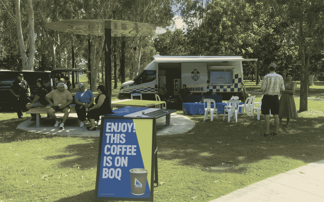 Woodridge Beat chat with locals seeking advice about crime prevention
