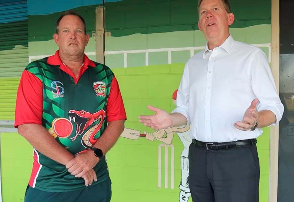 Lighting pledge for Loganholme Cricket