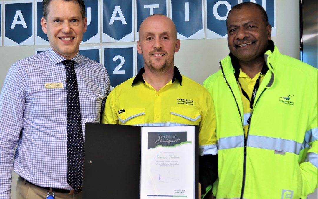 Scenic Rim Regional Council hails the accomplishments of apprentices and trainees